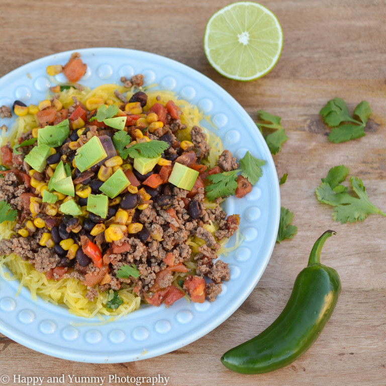 Low Carb Burrito Bowl - Happy and Yummy