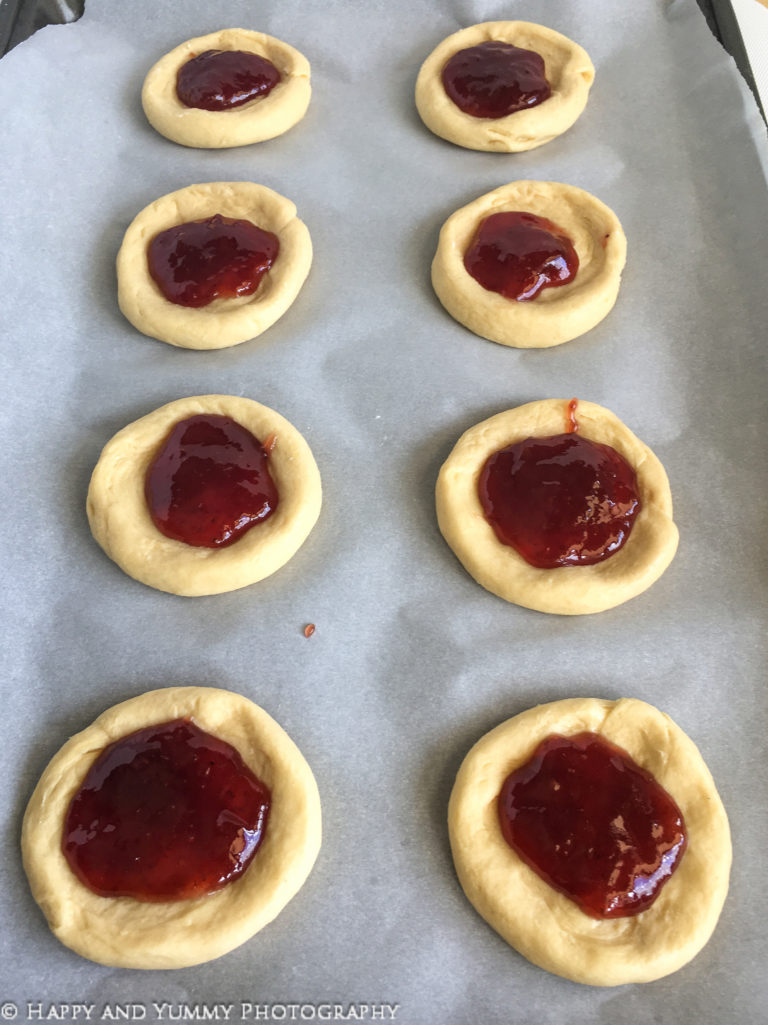 Chocolate Covered Strawberry Danish - Happy and Yummy